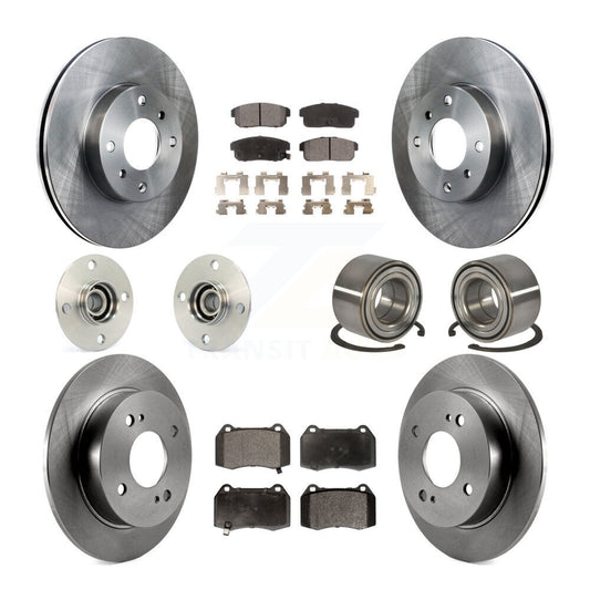 [Avant + Arrière] Kit de Roulement de roue pour 2002 Nissan Sentra 2.5L avec 4 Piston Caliper KBB-106235