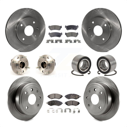 [Avant + Arrière] Kit de Roulement de roue pour Suzuki Forenza Reno Chevrolet Optra 4-Wheel ABS KBB-106240 par Transit Auto