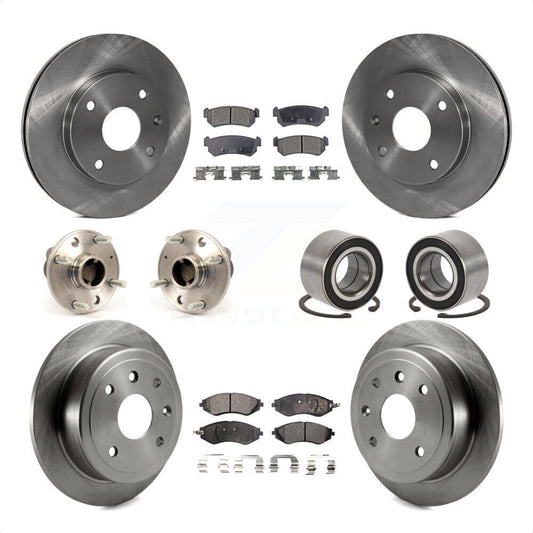 [Avant + Arrière] Kit de Roulement de roue pour Suzuki Forenza Reno Chevrolet Optra 4-Wheel ABS KBB-106240 par Transit Auto