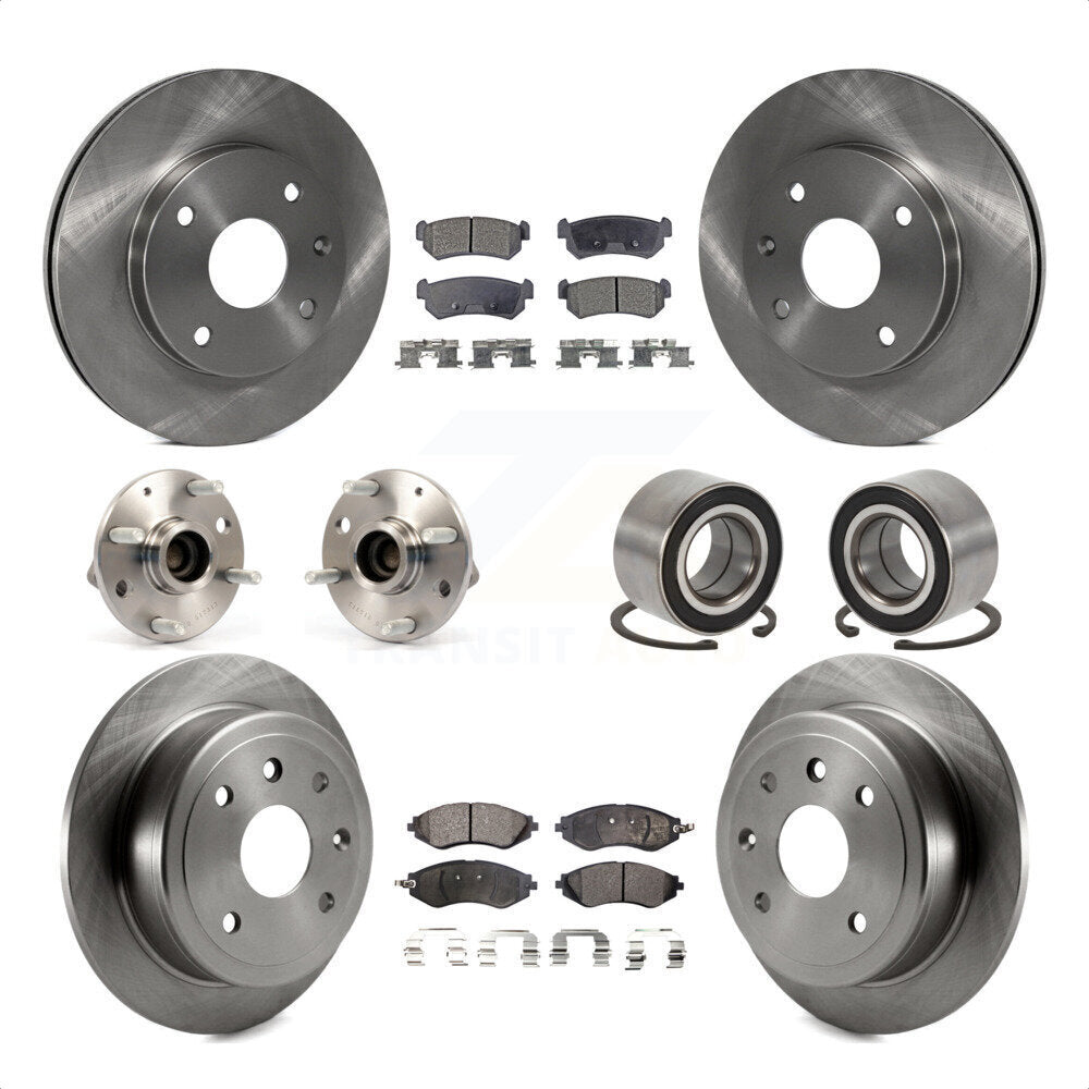 [Avant + Arrière] Kit de Roulement de roue pour Suzuki Forenza Reno Chevrolet Optra Non-ABS KBB-106243 par Transit Auto