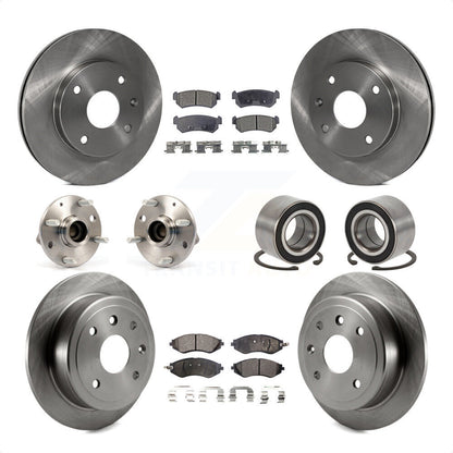 [Avant + Arrière] Kit de Roulement de roue pour Suzuki Forenza Reno Chevrolet Optra Non-ABS KBB-106243 par Transit Auto