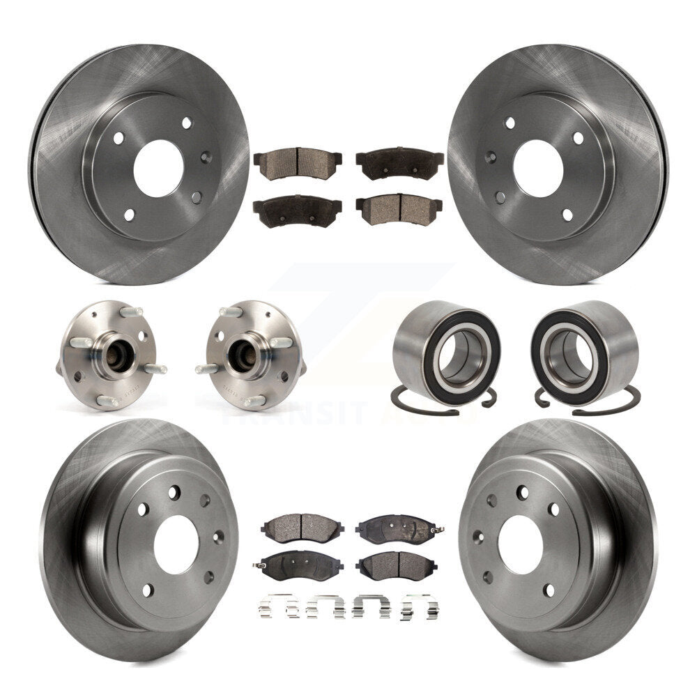 [Avant + Arrière] Kit de Roulement de roue pour Suzuki Reno Chevrolet Optra Non-ABS KBB-106244