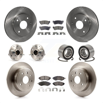 [Avant + Arrière] Kit de Roulement de roue pour 2004-2006 Chevrolet Optra Non-ABS avec 276mm Diameter Rotor KBB-106245 par Transit Auto