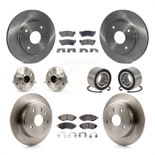 [Avant + Arrière] Kit de Roulement de roue pour 2004-2006 Chevrolet Optra Non-ABS avec 276mm Diameter Rotor KBB-106245 par Transit Auto