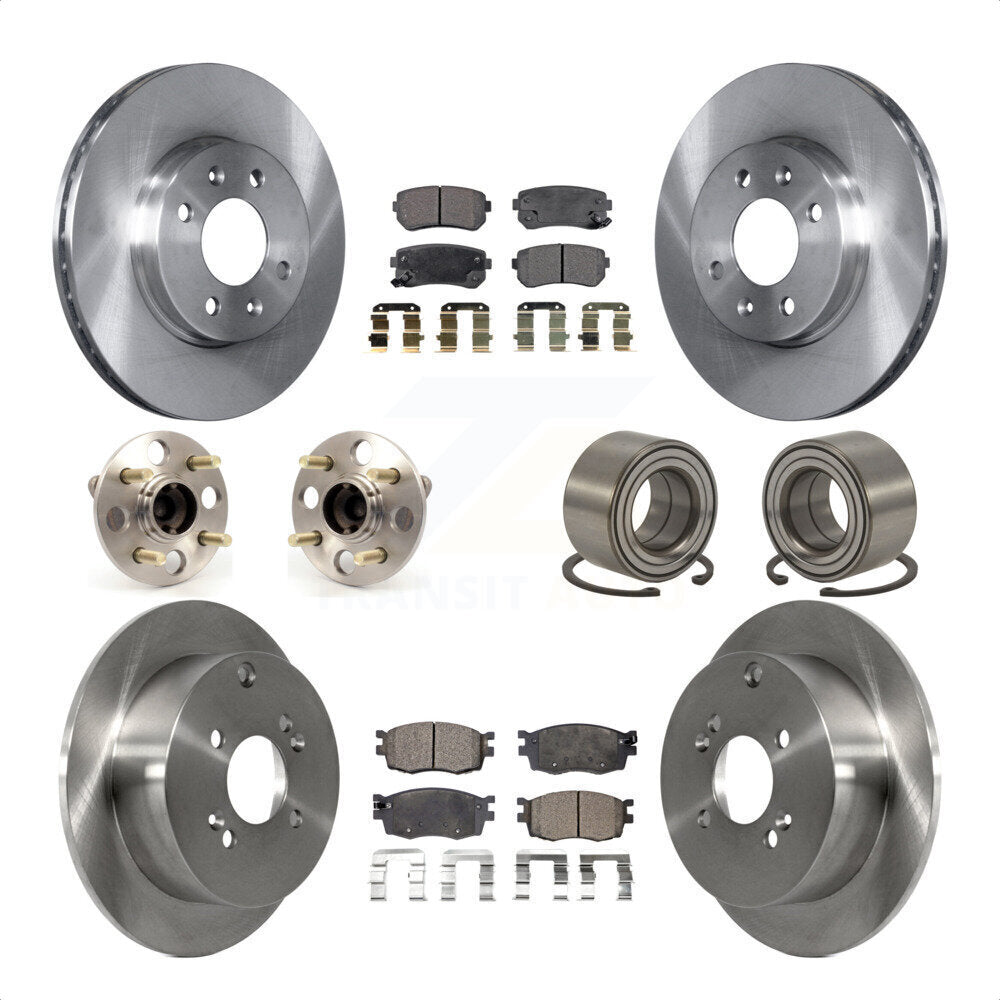 [Avant + Arrière] Kit de Roulement de roue pour Hyundai Accent Kia Rio Rio5 Non-ABS KBB-106250 par Transit Auto