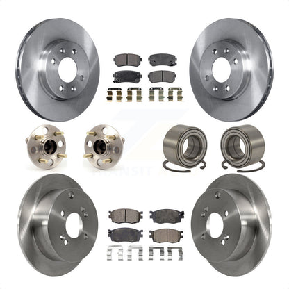 [Avant + Arrière] Kit de Roulement de roue pour Hyundai Accent Kia Rio Rio5 Non-ABS KBB-106250 par Transit Auto