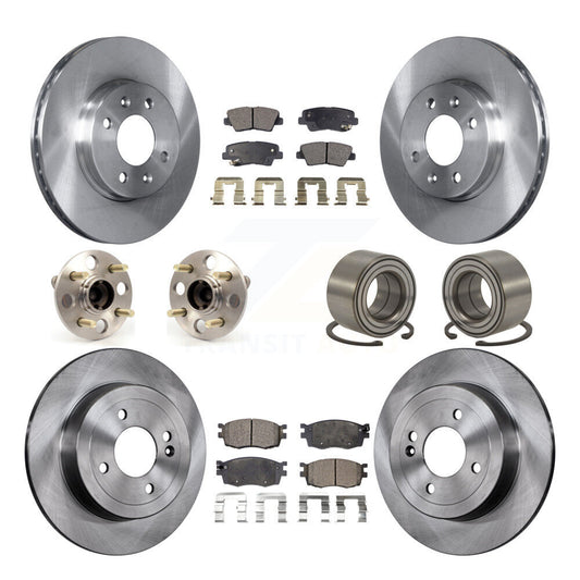 [Avant + Arrière] Kit de Roulement de roue pour 2011 Hyundai Accent Non-ABS KBB-106251