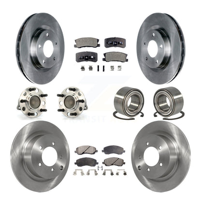[Avant + Arrière] Kit de Roulement de roue pour Jeep Patriot Compass avec 302mm Diameter Rotor FWD KBB-106259