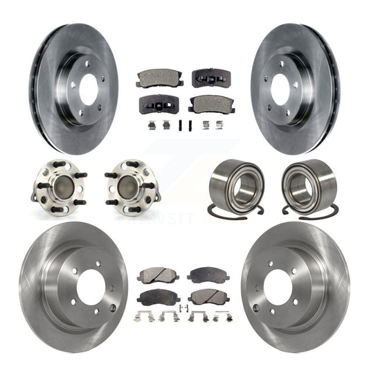[Avant + Arrière] Kit de Roulement de roue pour Jeep Patriot Compass avec 302mm Diameter Rotor FWD KBB-106259