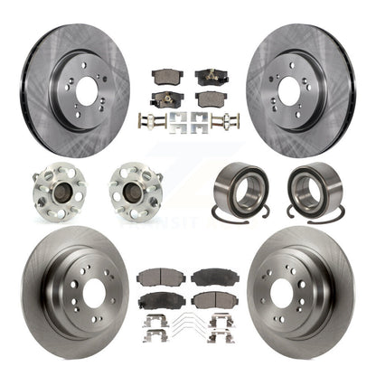 [Avant + Arrière] Kit de Roulement de roue pour 2013-2015 Honda Crosstour FWD KBB-106273