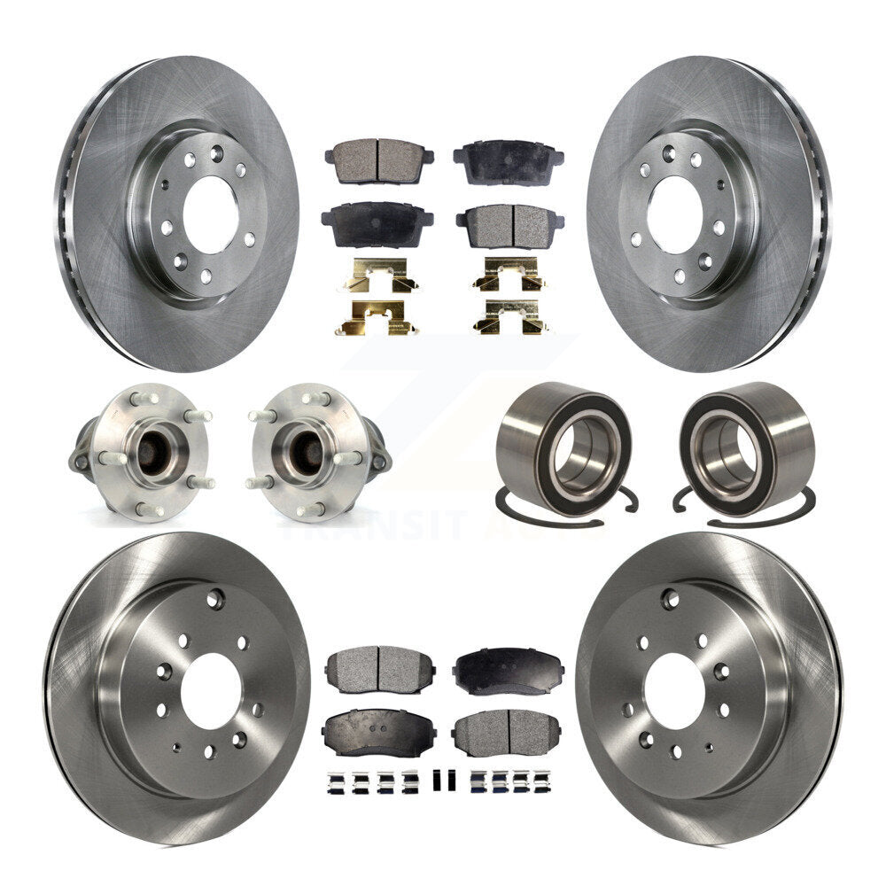 [Avant + Arrière] Kit de Roulement de roue pour 2007-2012 Mazda CX-7 FWD KBB-106285
