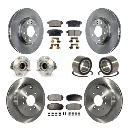 [Avant + Arrière] Kit de Roulement de roue pour 2007-2012 Mazda CX-7 FWD KBB-106285