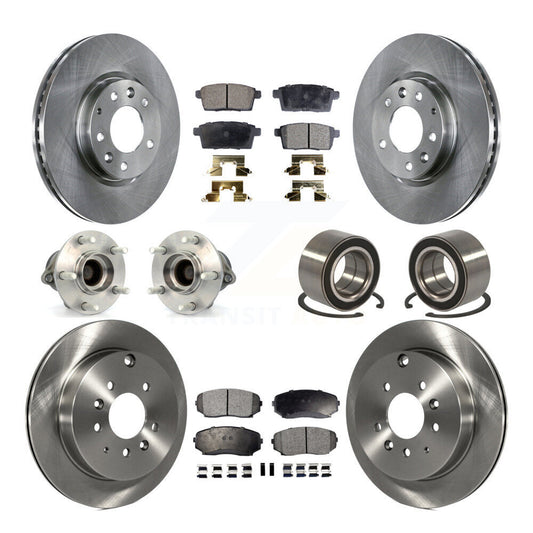 [Avant + Arrière] Kit de Roulement de roue pour 2007-2012 Mazda CX-7 FWD KBB-106285