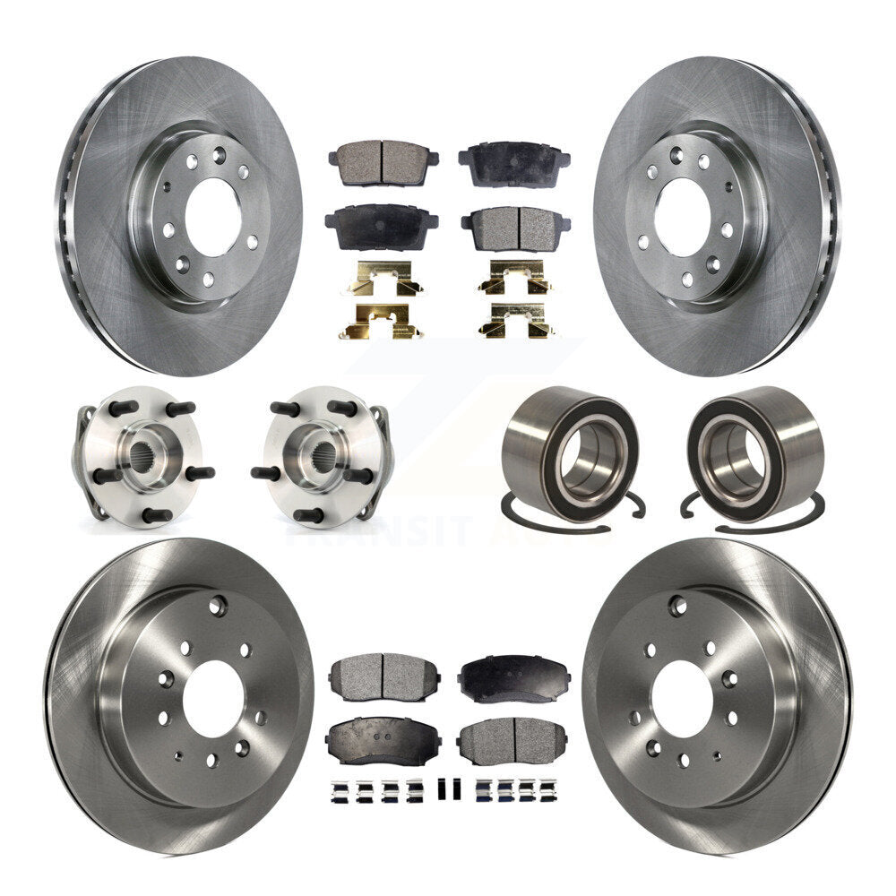 [Avant + Arrière] Kit de Roulement de roue pour 2007-2012 Mazda CX-7 AWD KBB-106286