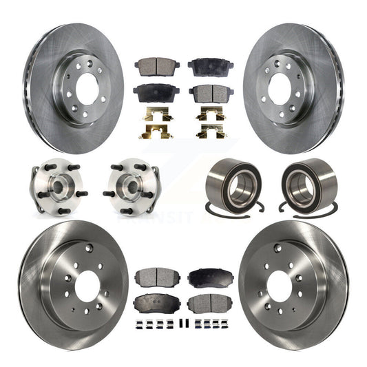 [Avant + Arrière] Kit de Roulement de roue pour 2007-2012 Mazda CX-7 AWD KBB-106286