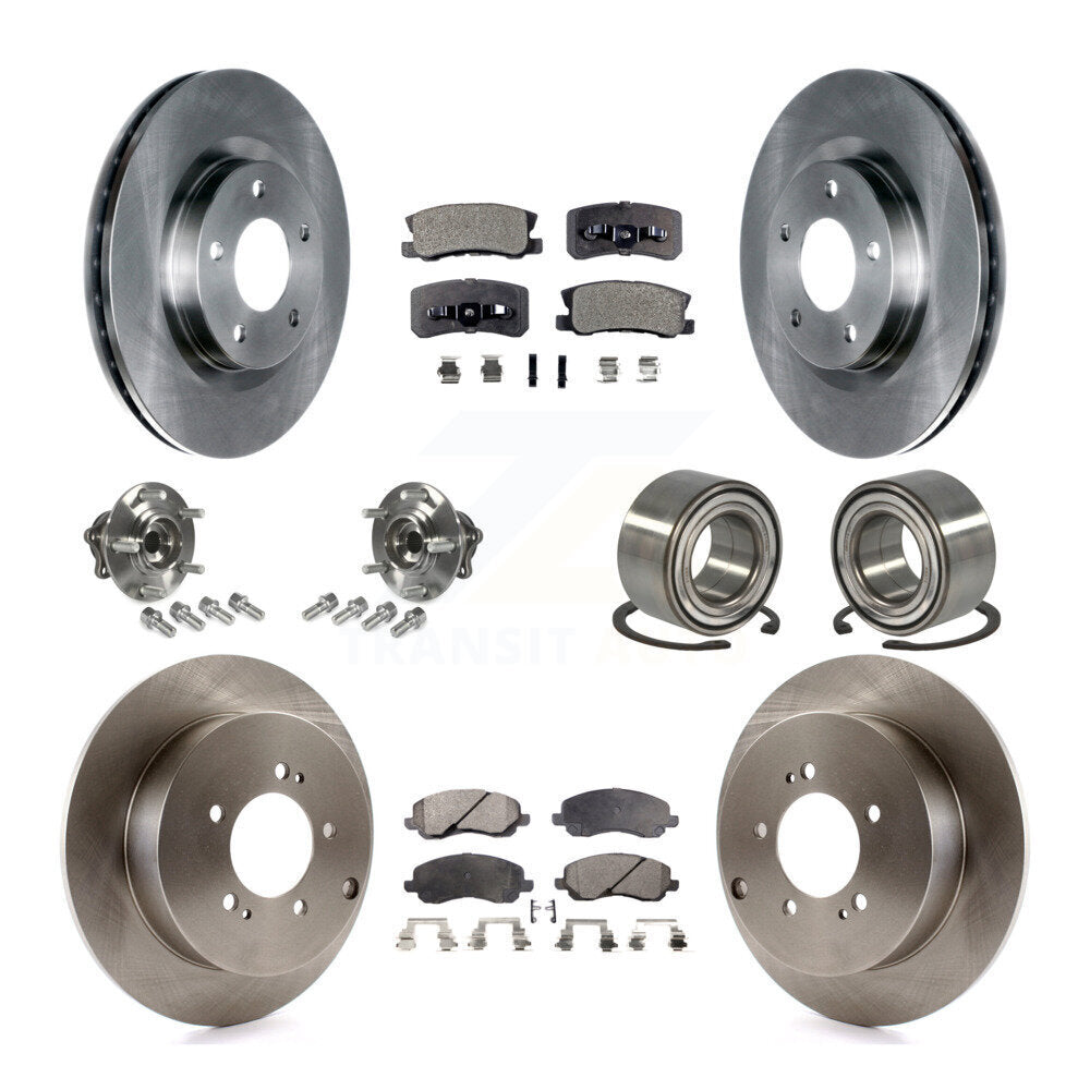 [Avant + Arrière] Kit de Roulement de roue pour Mitsubishi Outlander sans 7 Passenger Seating KBB-106300