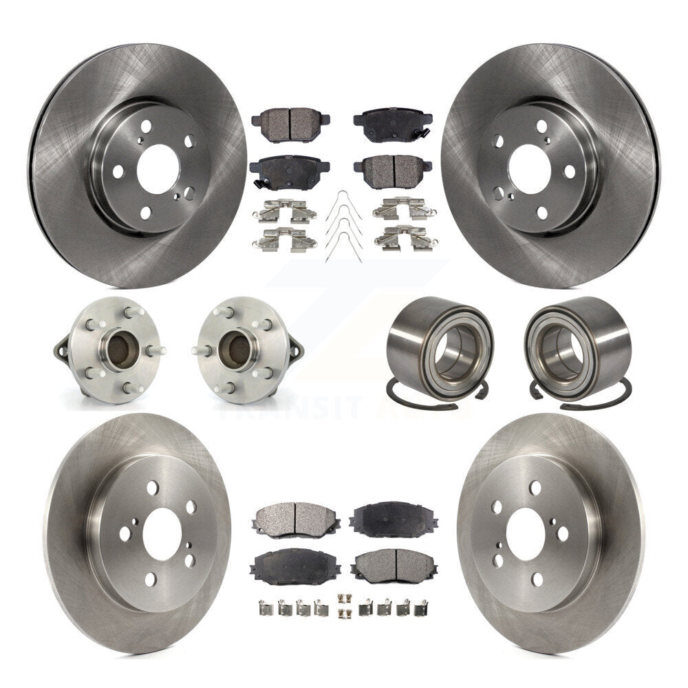 [Avant + Arrière] Kit de Roulement de roue pour Toyota Corolla Matrix Pontiac Vibe KBB-106311