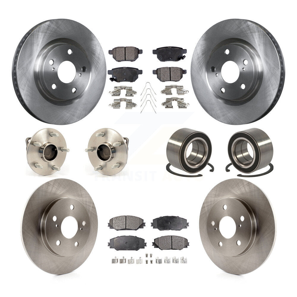 [Avant + Arrière] Kit de Roulement de roue pour 2009-2013 Toyota Matrix S avec FWD 2.4L KBB-106317