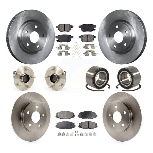 [Avant + Arrière] Kit de Roulement de roue pour 2009-2013 Toyota Matrix S avec FWD 2.4L KBB-106317