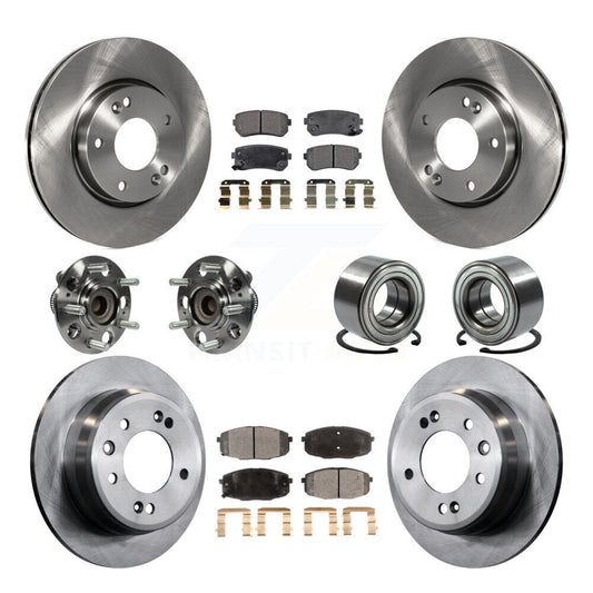 [Avant + Arrière] Kit de Roulement de roue pour 2010 Hyundai Elantra Hatchback avec Non-ABS KBB-106320