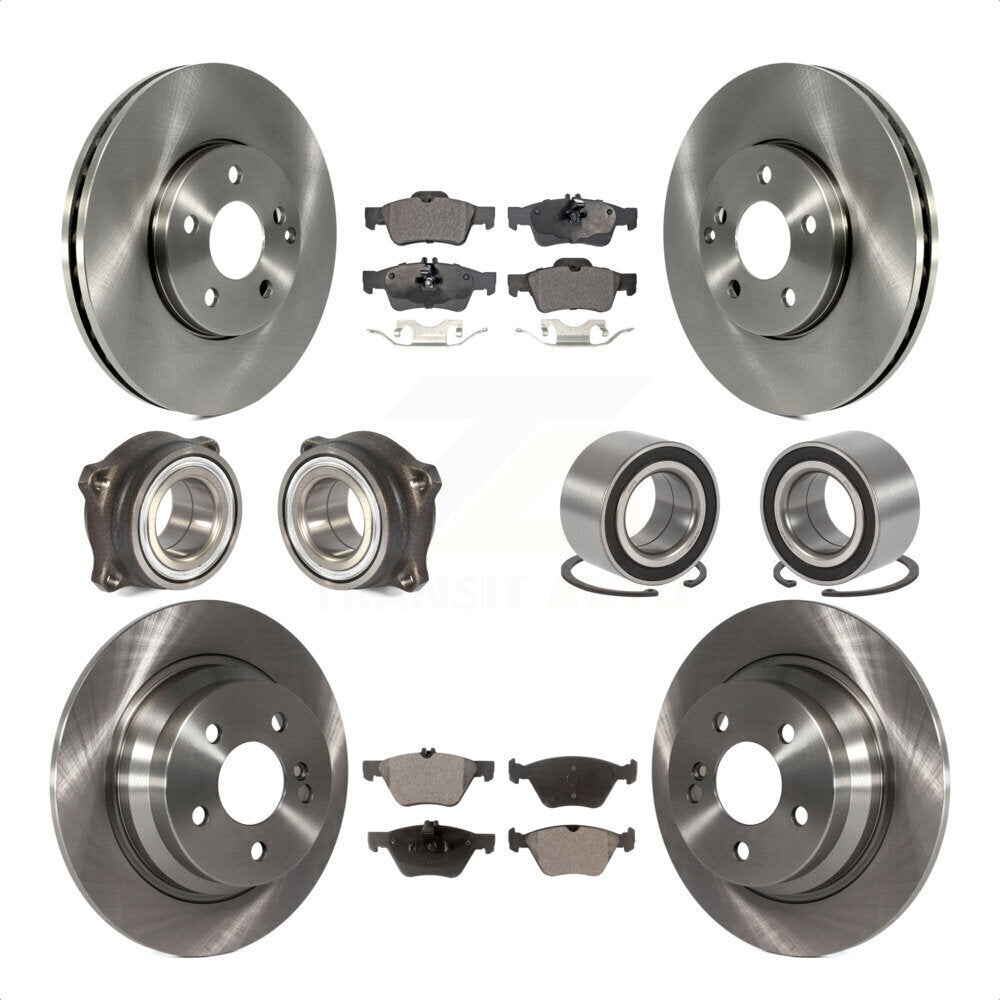 [Avant + Arrière] Kit de Roulement de roue pour Mercedes-Benz E320 avec Solid Rotor KBB-106325 par Transit Auto