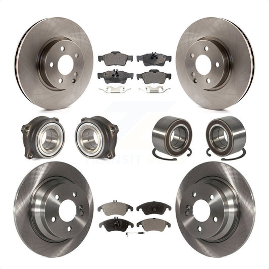 [Avant + Arrière] Kit de Roulement de roue pour 2014-2016 Mercedes-Benz E250 AWD avec 322mm Diameter Rotor KBB-106329 par Transit Auto