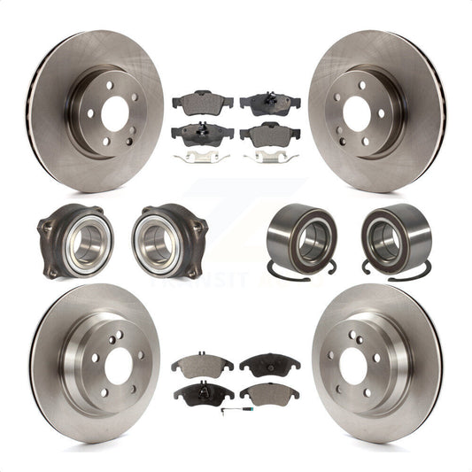 [Avant + Arrière] Kit de Roulement de roue pour Mercedes-Benz E350 E400 avec 322mm Diameter Rotor KBB-106330 par Transit Auto