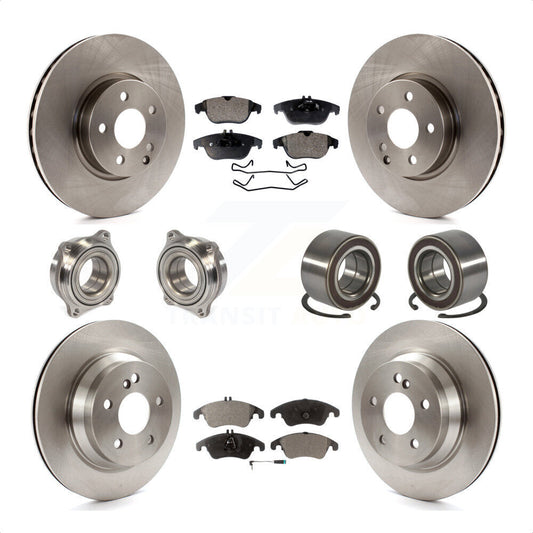 [Avant + Arrière] Kit de Roulement de roue pour 2014 Mercedes-Benz E350 Convertible Coupe avec 322mm Diameter Rotor KBB-106333 par Transit Auto