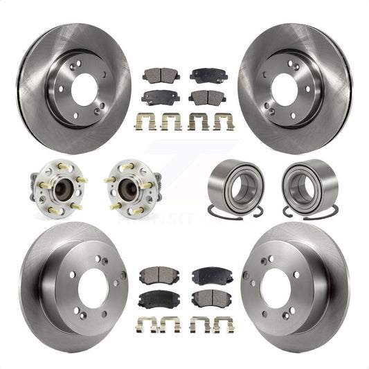 [Avant + Arrière] Kit de Roulement de roue pour 2010 Hyundai Sonata 2.4L KBB-106347 par Transit Auto