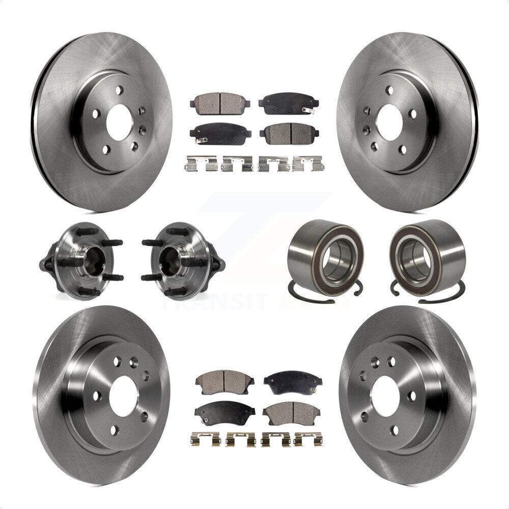 [Avant + Arrière] Kit de Roulement de roue pour Chevrolet Sonic Buick Encore Trax KBB-106367 par Transit Auto