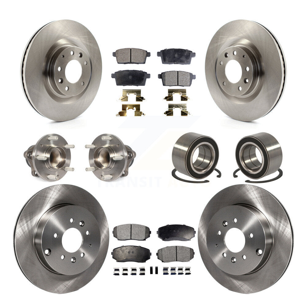 [Avant + Arrière] Kit de Roulement de roue pour 2007-2015 Mazda CX-9 FWD KBB-106377