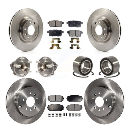 [Avant + Arrière] Kit de Roulement de roue pour 2007-2015 Mazda CX-9 FWD KBB-106377