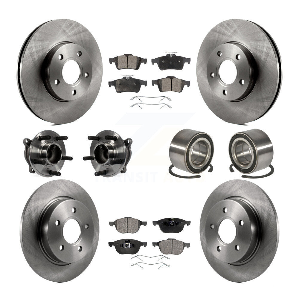 [Avant + Arrière] Kit de Roulement de roue pour Ford Focus sans Active Park Assist KBB-106379