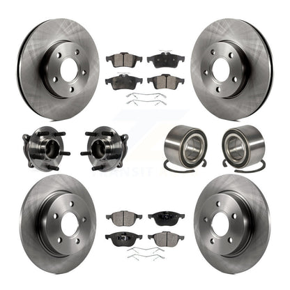 [Avant + Arrière] Kit de Roulement de roue pour Ford Focus sans Active Park Assist KBB-106379