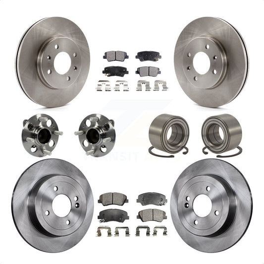 [Avant + Arrière] Kit de Roulement de roue pour 2012-2017 Hyundai Accent KBB-106384 par Transit Auto