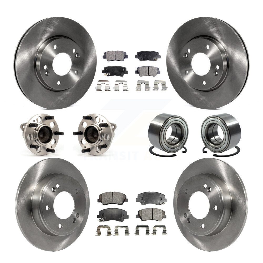 [Avant + Arrière] Kit de Roulement de roue pour Hyundai Elantra Kia Forte Veloster GT Forte5 Coupe Koup KBB-106393