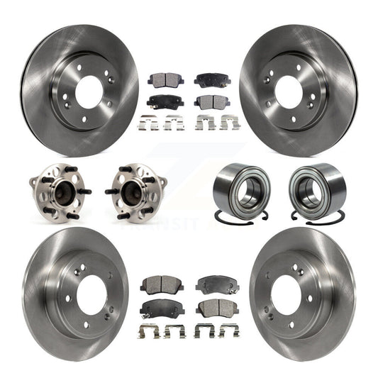 [Avant + Arrière] Kit de Roulement de roue pour Hyundai Elantra Kia Forte Veloster GT Forte5 Coupe Koup KBB-106393