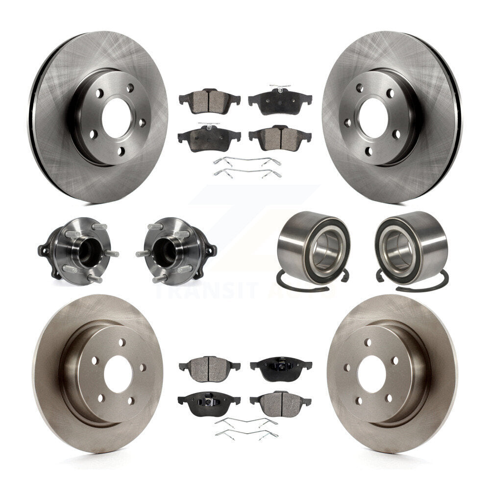 [Avant + Arrière] Kit de Roulement de roue pour Ford C-Max sans Parking Assist KBB-106397