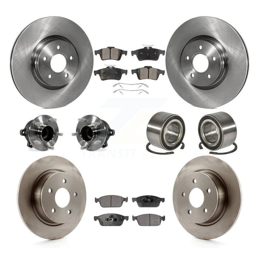 [Avant + Arrière] Kit de Roulement de roue pour 2013-2016 Ford Escape FWD avec 2.0L sans Parking Assist KBB-106399