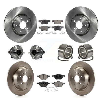 [Avant + Arrière] Kit de Roulement de roue pour 2017-2019 Ford Escape FWD avec 2.5L 1.5L sans Parking Assist KBB-106402