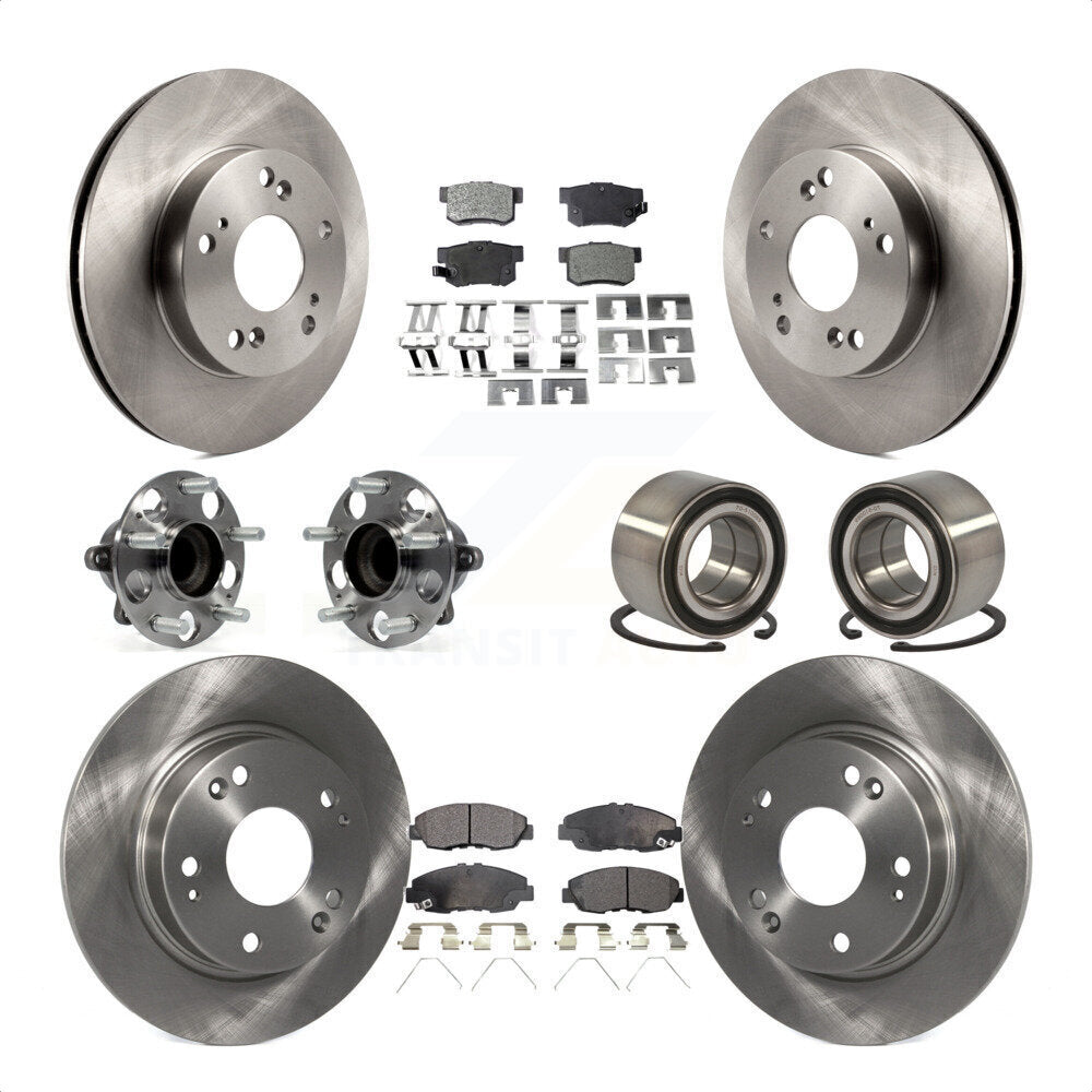 [Avant + Arrière] Kit de Roulement de roue pour 2013-2014 Honda Civic LX avec Manual transmission KBB-106411 par Transit Auto