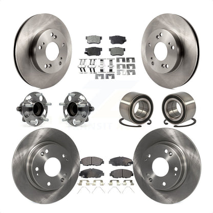 [Avant + Arrière] Kit de Roulement de roue pour 2013-2014 Honda Civic LX avec Manual transmission KBB-106411 par Transit Auto