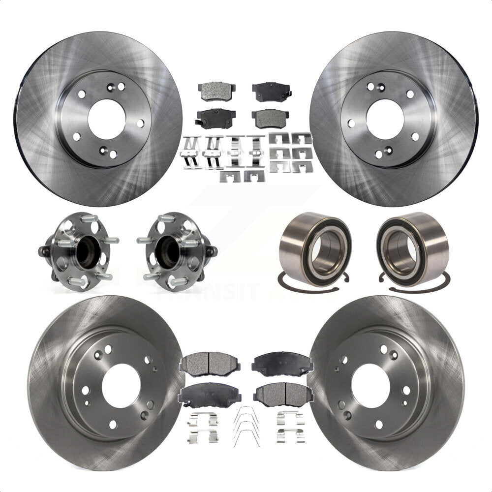[Avant + Arrière] Kit de Roulement de roue pour 2015 Acura ILX 2.0L KBB-106412 par Transit Auto