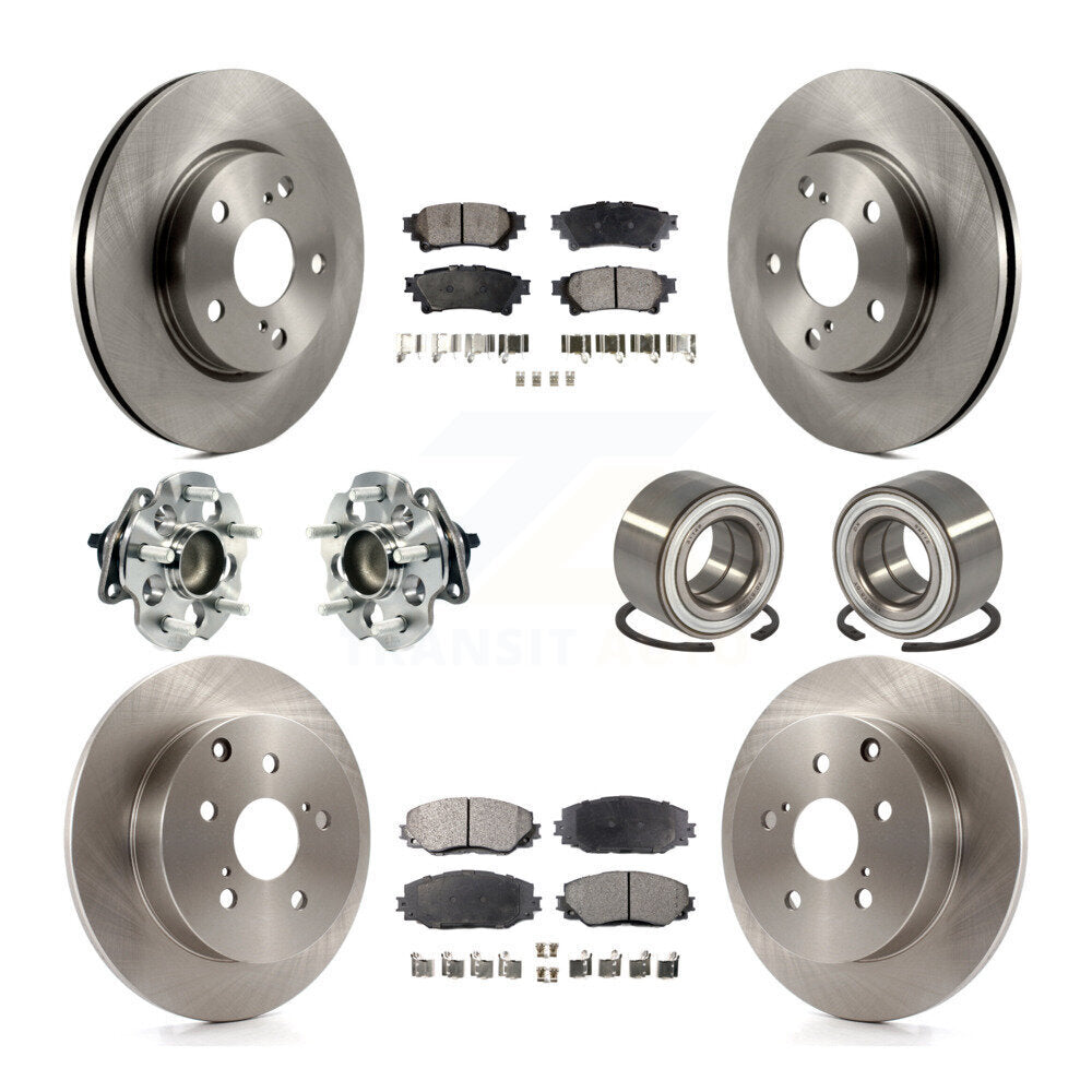 [Avant + Arrière] Kit de Roulement de roue pour 2017-2018 Toyota Prius V KBB-106418
