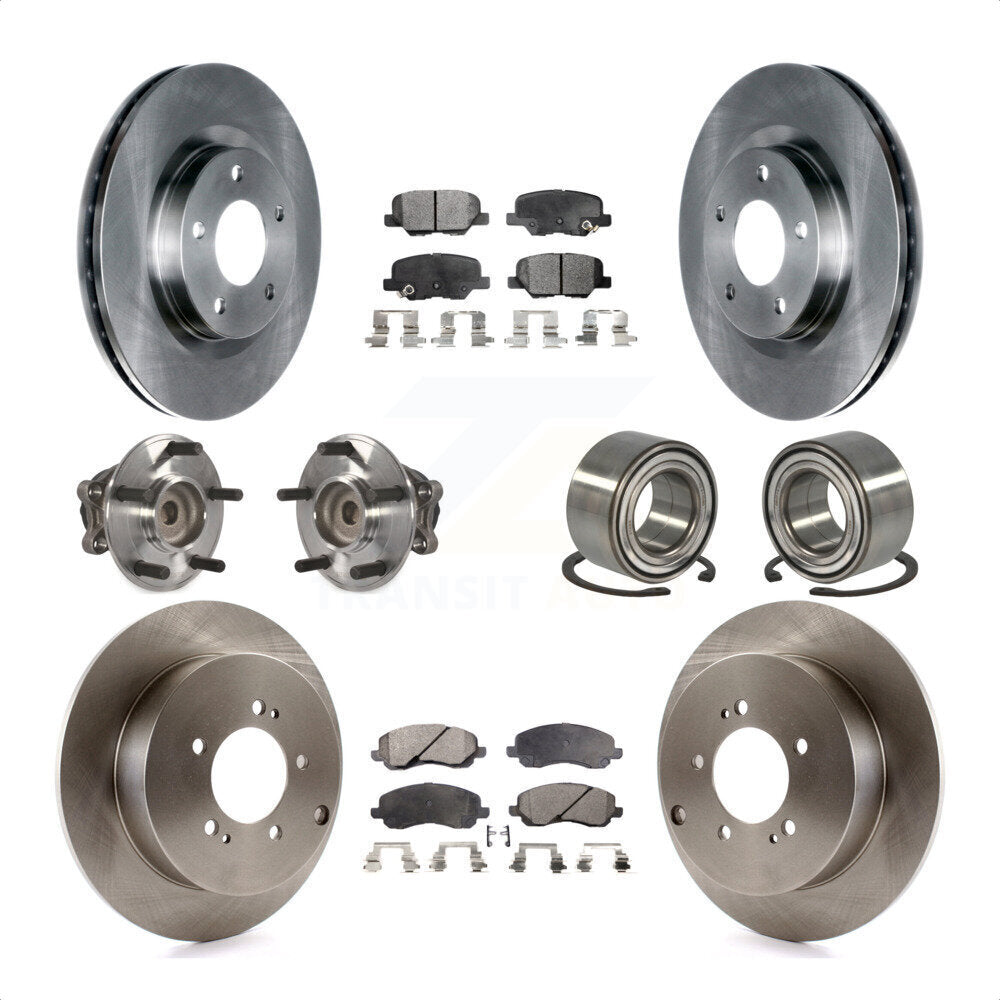 [Avant + Arrière] Kit de Roulement de roue pour 2013 Mitsubishi Outlander FWD avec 3.0L KBB-106426 par Transit Auto