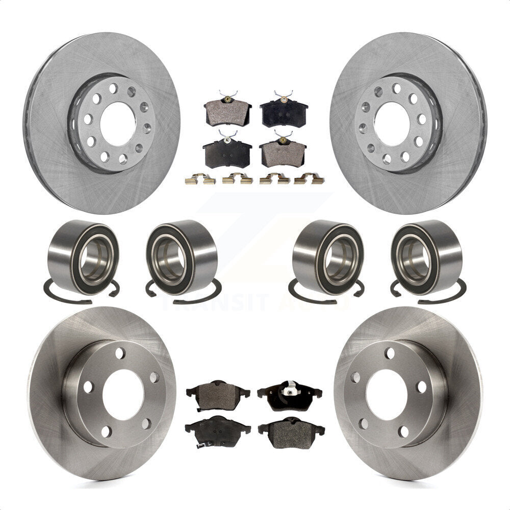 [Avant + Arrière] Kit de Roulement de roue pour 1999 Volkswagen Passat AWD avec 2.8L From Chassis VIN #3BX124708 KBB-106448 par Transit Auto
