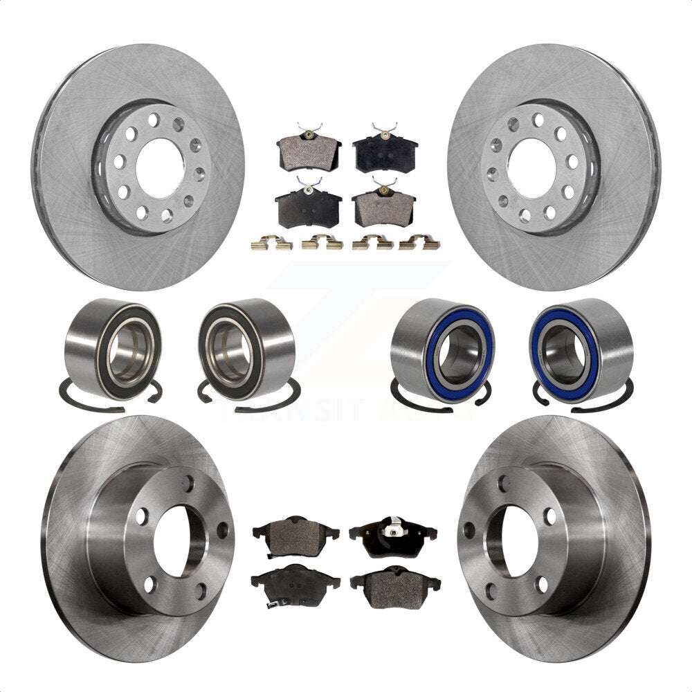 [Avant + Arrière] Kit de Roulement de roue pour 1999 Volkswagen Passat FWD avec 1.8L From Chassis VIN #3BX124708 KBB-106453 par Transit Auto