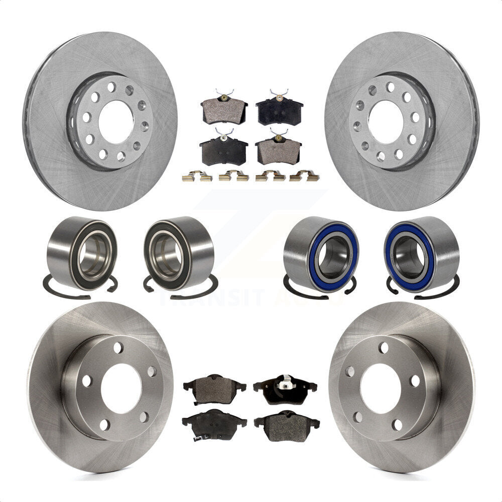 [Avant + Arrière] Kit de Roulement de roue pour 1999 Volkswagen Passat AWD avec 1.8L From Chassis VIN #3BX124708 KBB-106454 par Transit Auto
