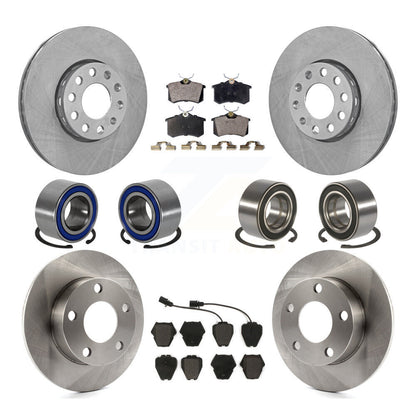 [Avant + Arrière] Kit de Roulement de roue pour 2002 Volkswagen Passat AWD avec 2.8L avec Dual Piston Caliper KBB-106457