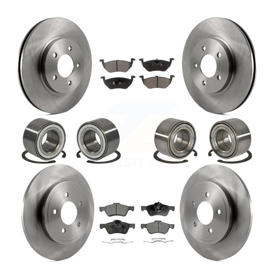 [Avant + Arrière] Kit de Roulement de roue pour Ford Escape Mercury Mariner Mazda Tribute KBB-106461